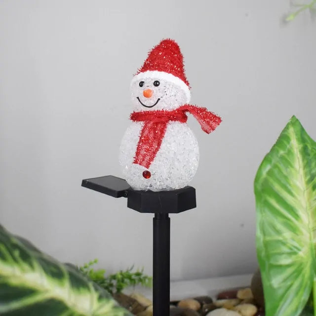 Eco Snowman Solar Lights