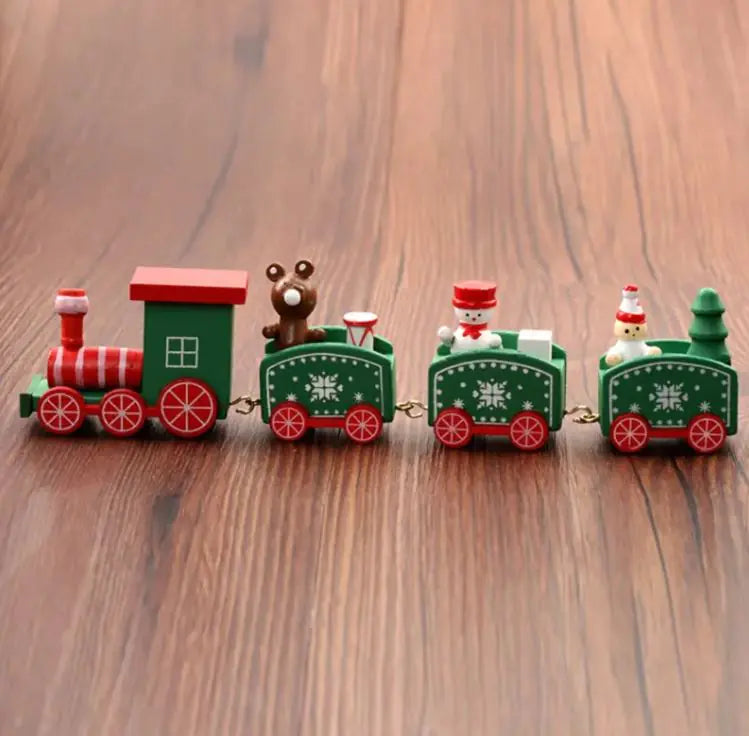 Christmas Wooden Train