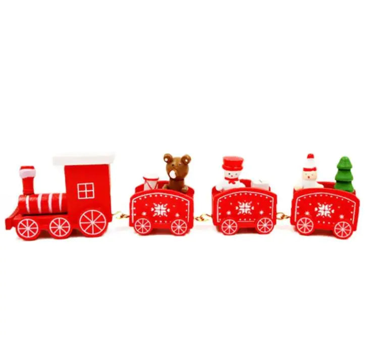 Christmas Wooden Train