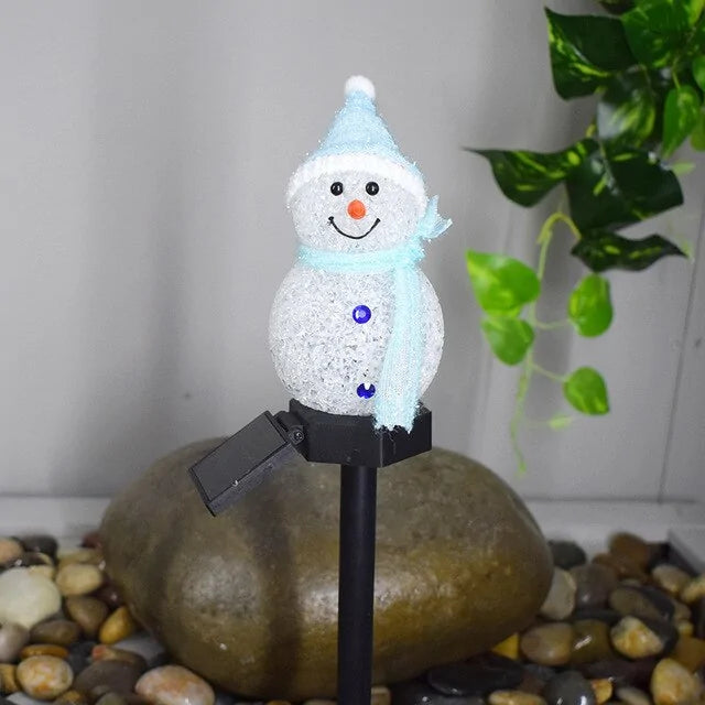 Eco Snowman Solar Lights