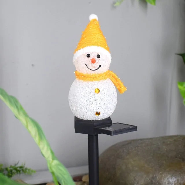 Eco Snowman Solar Lights