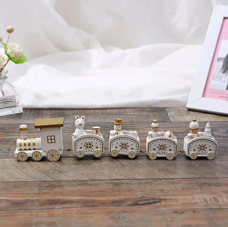 Christmas Wooden Train